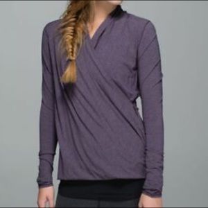 Lululemon Women’s Radiant Long Sleeve Wrap Top